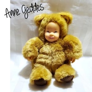 Anne Geddes Baby Doll in Teddy Bear Costume Vintage